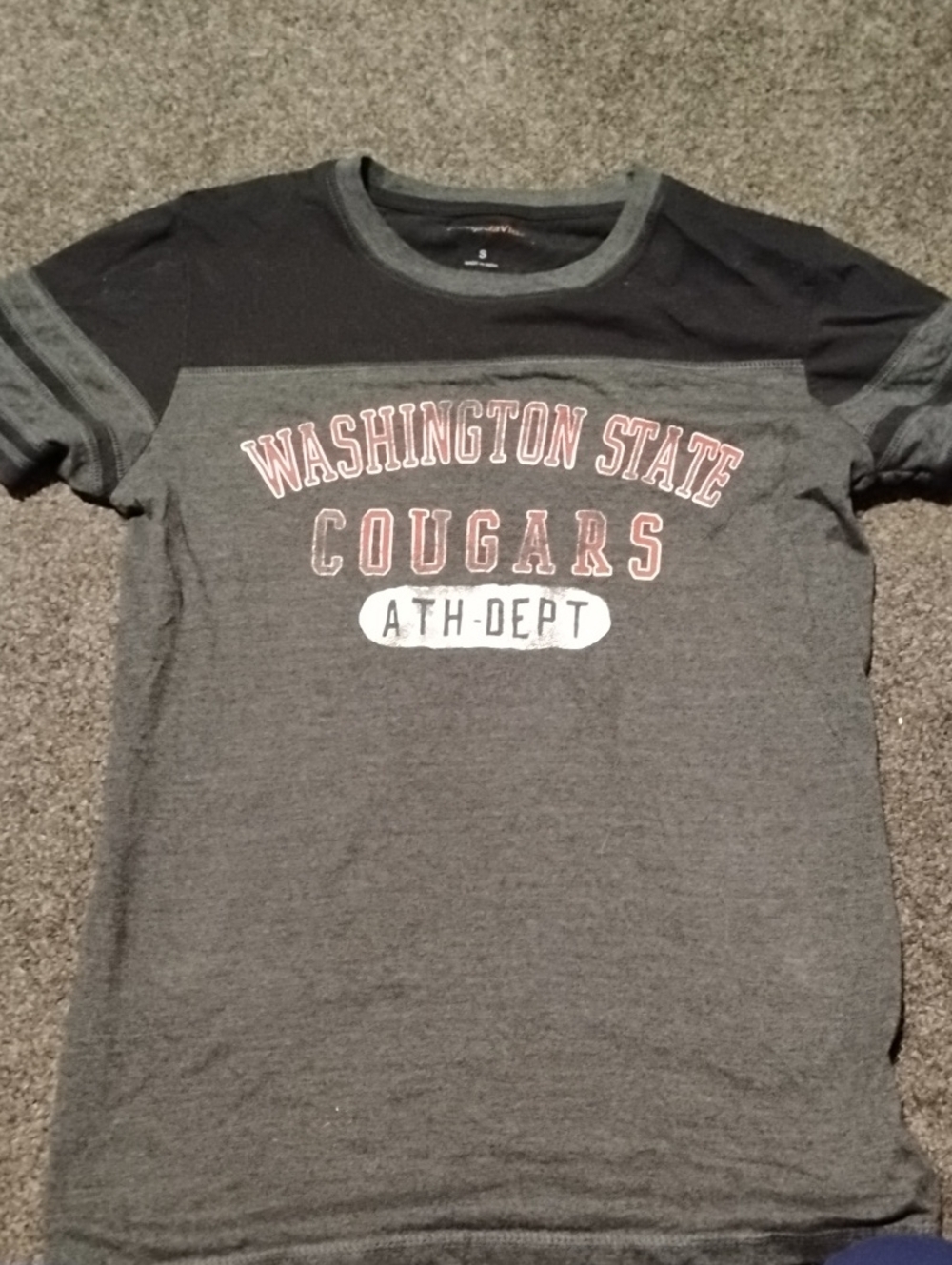 Washington State Cougars Gray Short Sleeve Tee